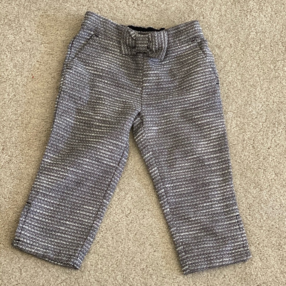 Genuine Kids grey/white 2t bow pants